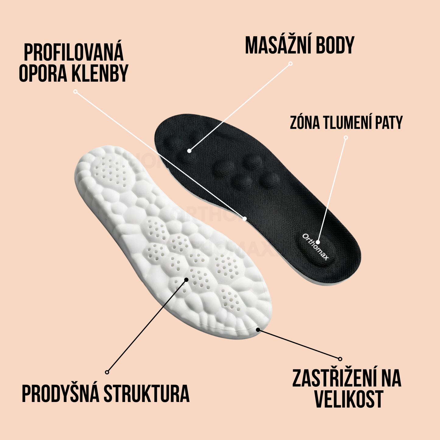 Tvarované vložky StepMax